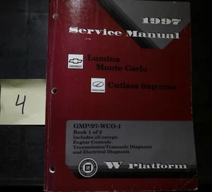 1997 Oldsmobile Cutlass Supreme Engine Transmission Suspension Service Manual - Picture 1 of 1