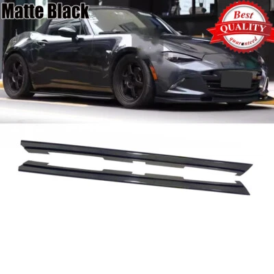 Kit de alerón labial de extensión faldones laterales negros apto para Mazda MX5 Miata ND 2016-2024 Foto 1 de 4