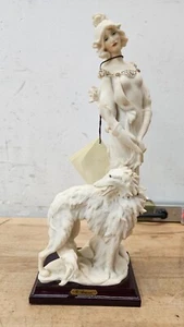 Giuseppe Armani Sammelfigur "Dame mit Barsoi Hund" 1987 (Florenz Italien) - Bild 1 von 24