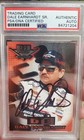 PSA Slabbed 2000 High Gear Wheels Dale Earnhardt Sr Autographed Signed Card