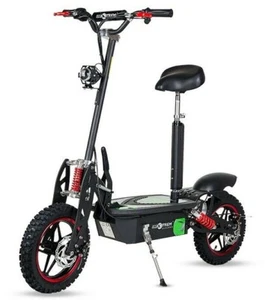 Patinete electrico Off-Road Ecoxtrem 2000w sillin Aspide ruedas tacos Negro Rojo - Imagen 1 de 3