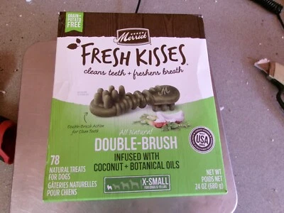 Merrick Fresh Kisses Doble Cepillo Coco + Aceites Botánicos Sin Granos B Foto 1 de 2