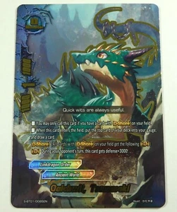 Future Card Buddyfight S-BT01/0085EN Quickwit Tsumasaki - Foil - Picture 1 of 5
