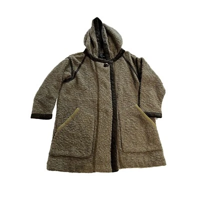 Abrigo con capucha Isabel Marant en marrón Foto 1 de 3