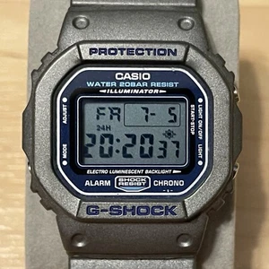 Casio G-Shock DW-056SD-8S Silver Dragon Men's Square 056 5600 Digital Watch - Picture 1 of 12