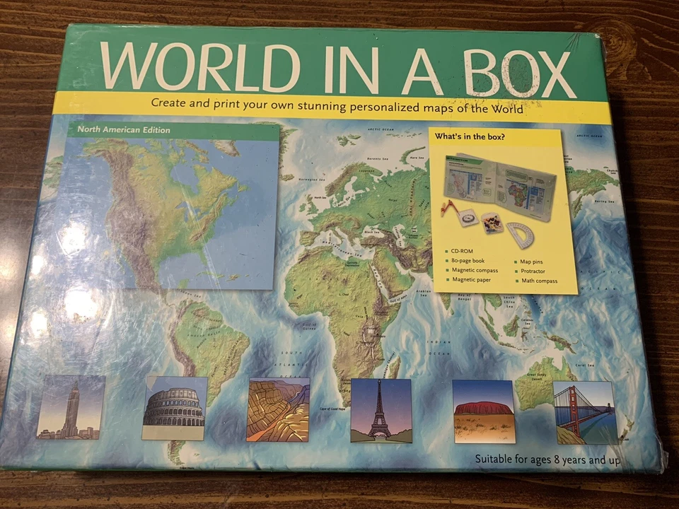 World in a Box Create Your Own Personalized Maps of the World *New* - Image 1 of 4