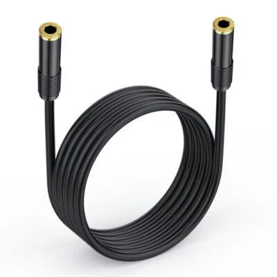 6.35mm to 6.35mm Female Audio Extension Cable for Amplifier Keyboard Guitar 3m - Image 1 of 4