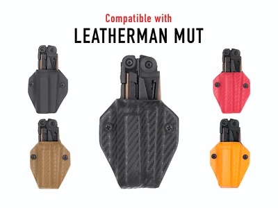 Clip & Carry Kydex Multitool Sheath fits Leatherman MUT - USA Made
