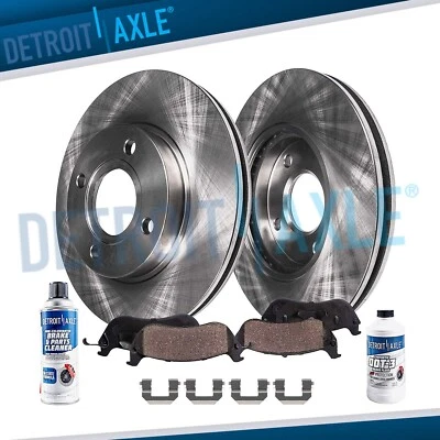 Rotores de disco delanteros pastillas de freno de cerámica para Kia Spectra Spectra5 2004-2009 2,0 L Foto 1 de 4