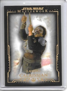 2015 STAR WARS MASTERWORK LANDO CALRISSIAN SILVER METALLIC PARALLEL #68/99!! - Picture 1 of 2