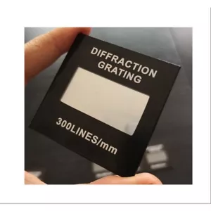 1 pieza transmisión de rejilla de difracción holográfica 50 100 300 500 600 líneas - Imagen 1 de 11