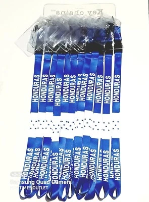 12 Piezas Honduras Cordón Llavero Soporte Identificación Correa Cuello Favores Llaveros Recuerdos  Foto 1 de 4