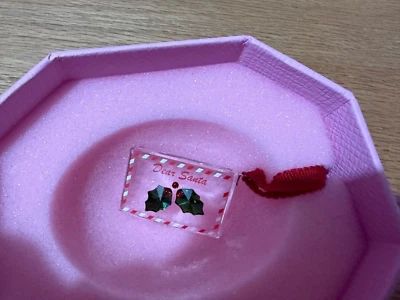 SWAROVSKI CHRISTMAS ORNAMENT LETTER TO SANTA 5630339 NEW - Image 1 of 2