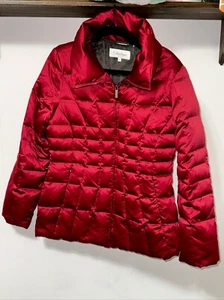 Calvin Klein Women’s Duck Down Puffer Jacket Size Medium Quilted - Picture 1 of 10
