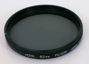 VTG PROFESSIONAL CAMERA LENS FILTER HOYA 62MM PL-CIR CIRCULAR POLARIZER - Picture 1 of 1