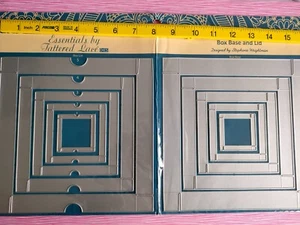 Tattered Lace Square Box Base & Lids Die Set - Picture 1 of 3