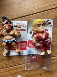The Loyal Subjects Ken And E. Honda Street Fighter w Cards And Accessories - Picture 1 of 1