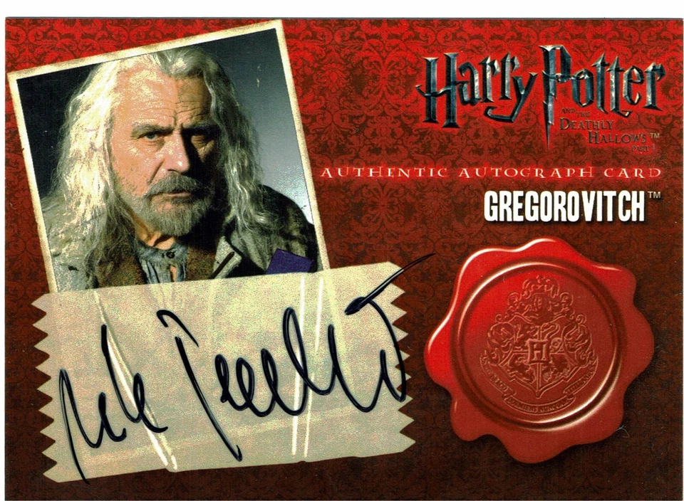 Harry Potter Deathly Hallows Part 1 Auto Autograph Rade Serbedzija  Gregorovitch - Image 1 of 1