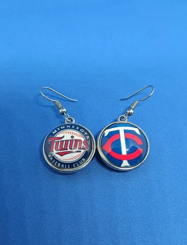 MLB Minnesota Twins baseball sports dangle earrings baseball gift Cover