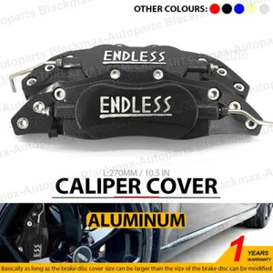 2Pcs 270mm Disc Brake Caliper Black 3D ENDLESS Style Universal Car Truck Cover - Picture 1 of 9