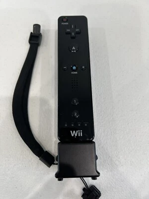 Official Nintendo Wii Wii U Remote Motion Plus Controller - Black  - Image 1 of 4