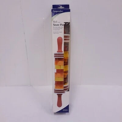 Progressive International Roll-And-Store Pin rolling pin & cookie cutters in 1 - Image 1 of 4
