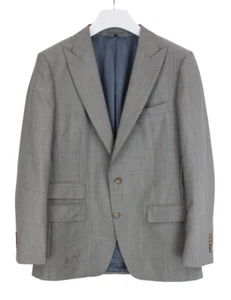 SUITSUPPLY Washington Blazer Men's UK 46L Wool Mohair Peak Lapel Lined Single - Picture 1 of 15