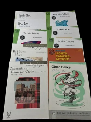 10 Pieces! Early Intermediate Piano Solos, Hal Leonard, Alfred & More! - Image 1 of 4