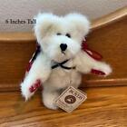 Peluche ours Boyds Bears 6 pouces ornement ange patriotique dandy boucle ruban 1809