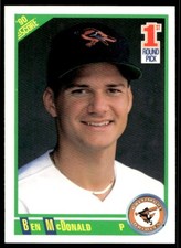 1990 Score Ben McDonald Rookie Baltimore Orioles #680