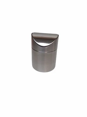 Tischmülleimer Mini Abfallbehälter Schwingdeckel Mülleimer 1,2 L schwenkbar - Bild 1 von 4