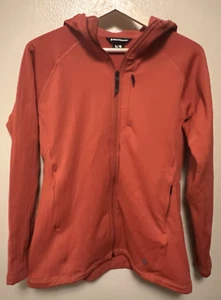 Black Diamond Factor Fleece Hoody Zip Jacket Grenadine Rust Women's Size Large - Picture 1 of 14