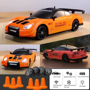 RC Drift Car Remote Control Cars 4WD Nissan GTR Sports Race Racing Drifting Toy - Picture 1 of 23