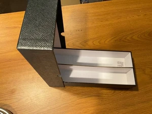 1)Guardhouse 10 inch Double Row Black  2x2 Coin Holder Storage Box - Picture 1 of 4