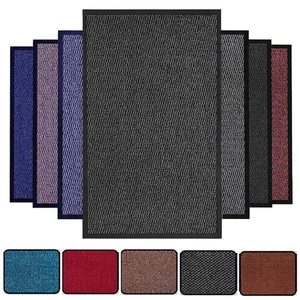 Heavy Duty Non Slip Rubber Back Barrier Door Mat Kitchen Doormats Hallway Rug - Picture 1 of 37