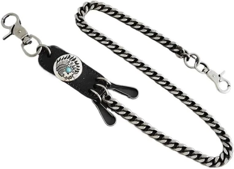 Pantalones Marshal Hip Hop Jean Cadena Gótico Punk Plata Pantalones Cadenas Motociclista Pesado... Foto 1 de 4