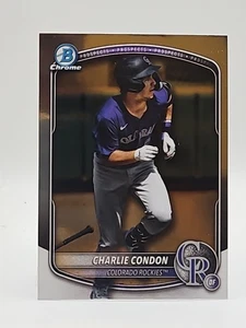 2025 Bowman Chrome Prospect #BCP-248 Charlie Condon Colorado Rockies Baseball  - Picture 1 of 2