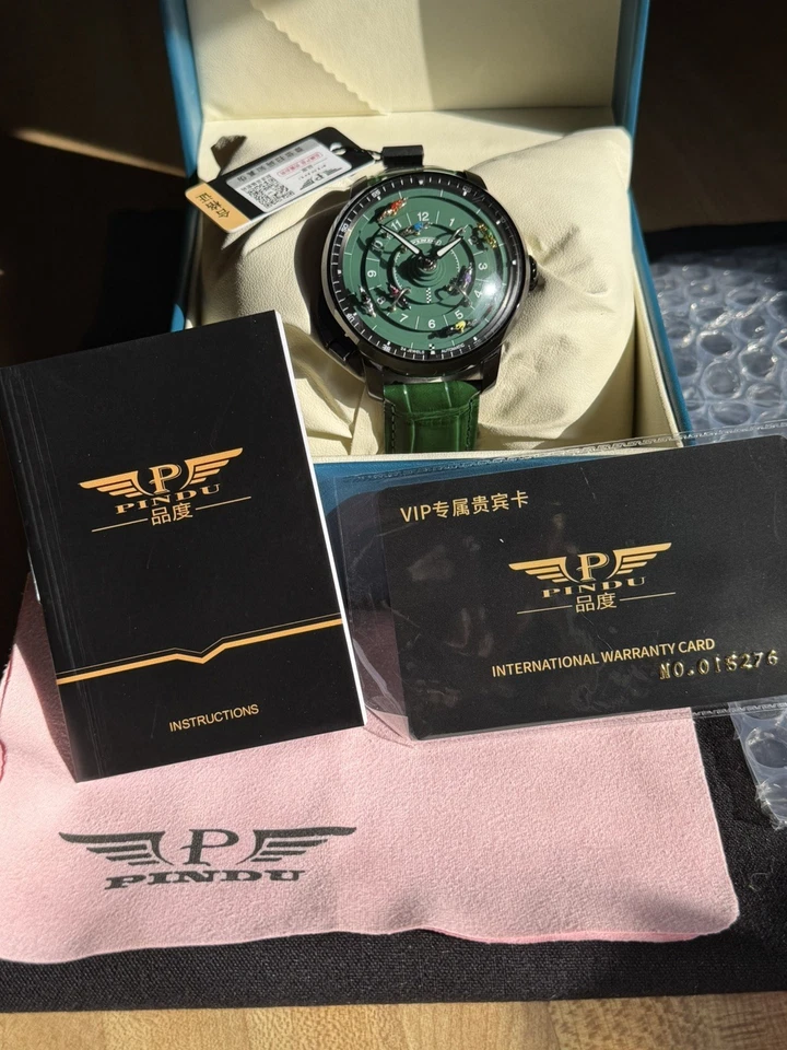 Reloj Automático Pindu Horse Racing Series Fidget Spinning Hombre Impermeable  Foto 1 de 4