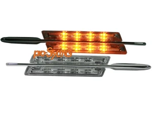 Clignotants Latéraux BMW E46 3er Soude Touring LED Chrome 01-05 Facelift ( Jm ) - Foto 1 di 4