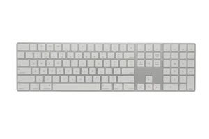Apple Magic Keyboard w/ Numeric Keypad A1483 Silver/White MQ052LL/A - Picture 1 of 6