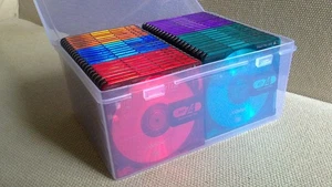 41 x Minidisc JVC Victor Color Palette Mix MD 74 min - Photo 1/8