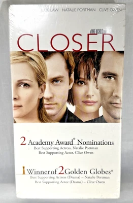 NIB Closer (VHS, 2005) Mike Nichols, Julia Roberts, Natalie Portman LATE RELEASE Foto 1 de 4