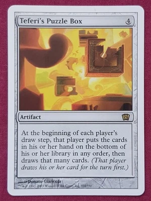 Magic The Gathering 8TH EDITION TEFERI'S PUZZLE BOX artifact card MTG EIGHTH - Image 1 of 2