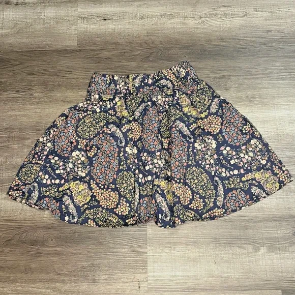 Falda H&M 100% Algodón Floral/Paisley - Talla S Pequeña Foto 1 de 3