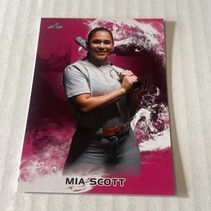 2025 Leaf Lone Star Texas Longhorns SOFTBALL card MIA SCOTT Pink - Picture 1 of 1