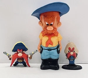 Vintage Yosemite Sam Rubber Dakin & Co mit zwei anderen Figuren Looney Tunes - Bild 1 von 14