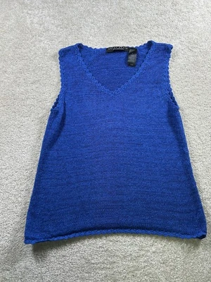 Crazy Horse Collection Sweater Womens Medium Knit Tank Top Pullover Sleeveless - Image 1 of 4