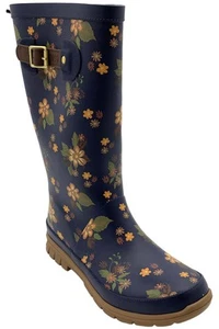 Bota de lluvia Western Chief para mujer alta impermeable Country Bloom - Imagen 1 de 3