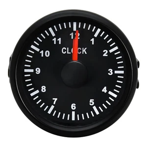 Medidor de reloj 52 mm 0-12 horas instrumento medidor de hora medidor de reloj para coche barco EE. UU. - Imagen 1 de 13