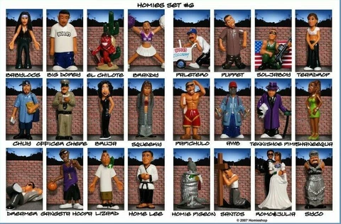 Homies Series 6 Brand New Figures 1:32 Complete Your Collection. Choose a Homie Cover
